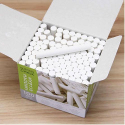 WHITE CHALK /KHADU 100PCS BOX