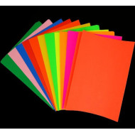 FLUORESCENT STICKER COLOR PAPER A4