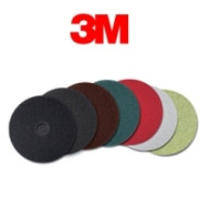 SCRUBER MACHIN PAD GREEN/WHITE/BLACK 17 INCH