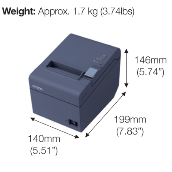 Epson Thermal Printer TM-T82 LAN Port 