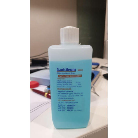 Sanitileum HAND RUBBING 500ML 