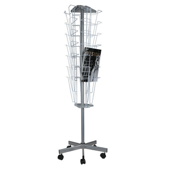 DELI Magazine Stand Grey ( W9306 ) DELI Magazine Stand Grey ( W9306 )